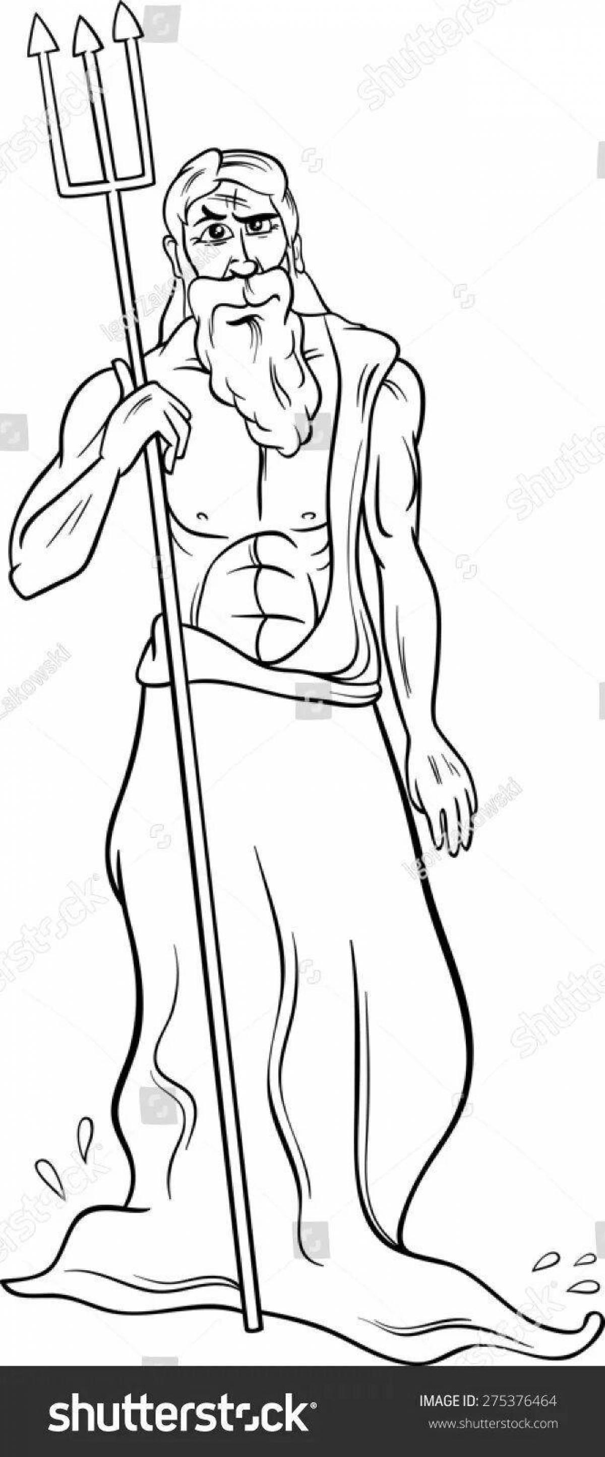 Photo Deluxe coloring ancient Greek gods