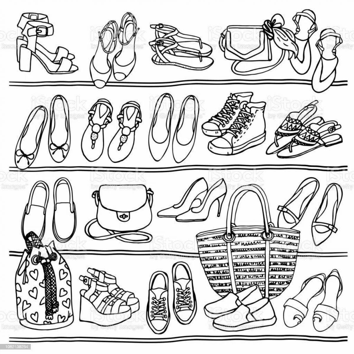 Clothing coloring page