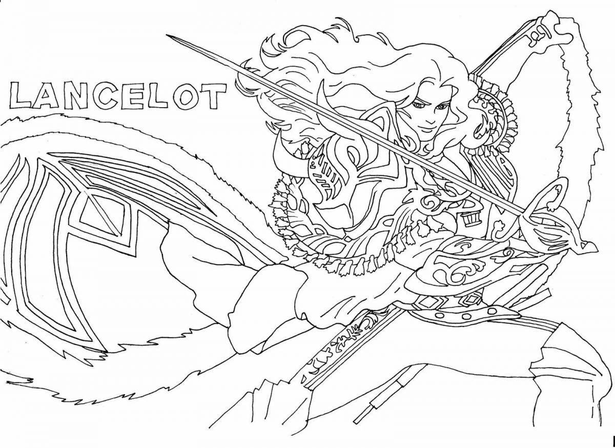Exciting mobile legends coloring book