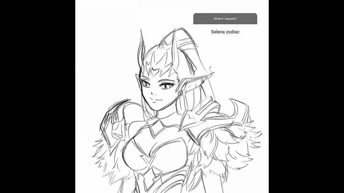 Coloring Pages Mobile legends (28 pcs) - download or print for free #13061