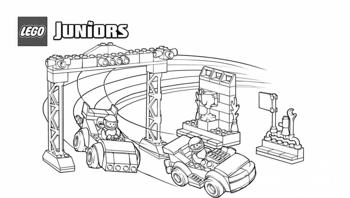 Colorful cars minecraft coloring pages