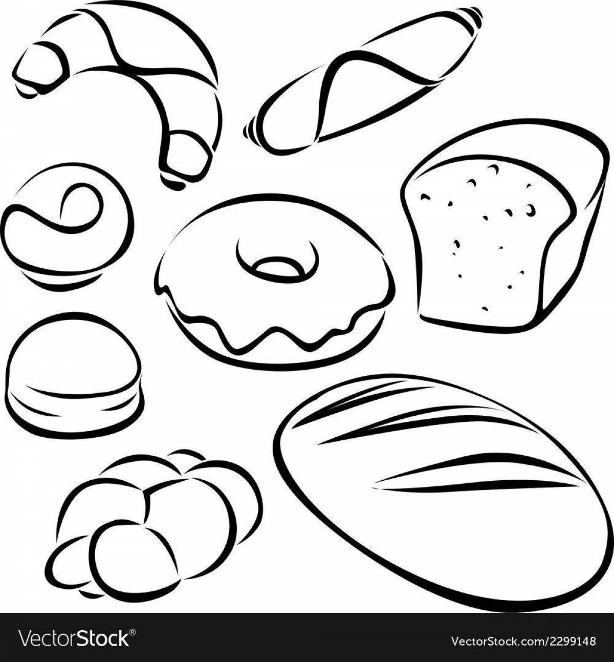 Coloring juicy bakery products