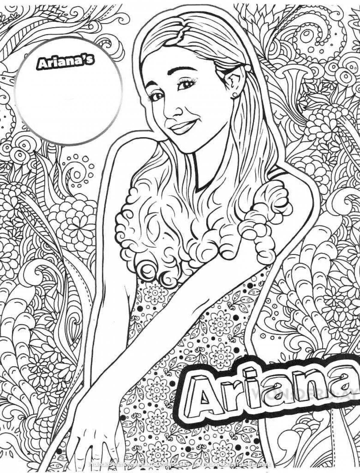 Ariana Grande's gorgeous coloring book