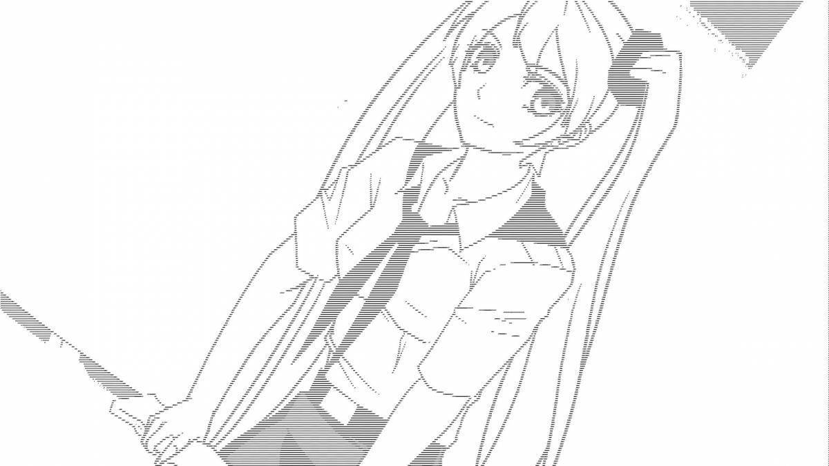 Colorful Endless Summer Coloring Page