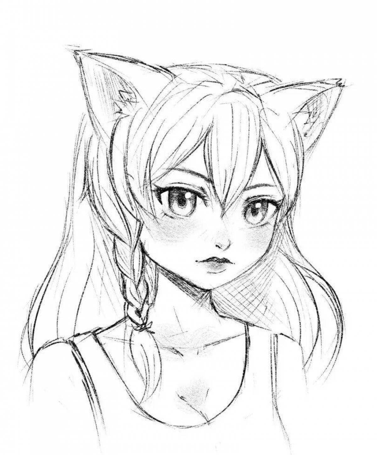 Luminous endless summer coloring page