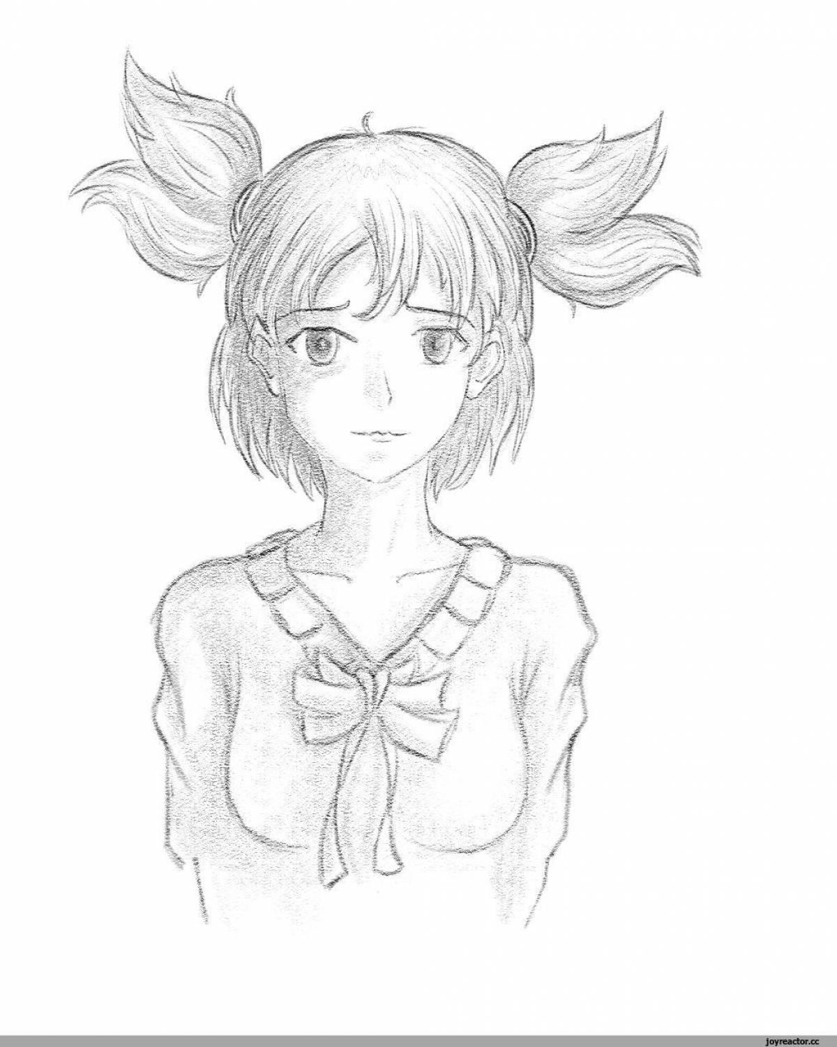 Calming endless summer coloring page