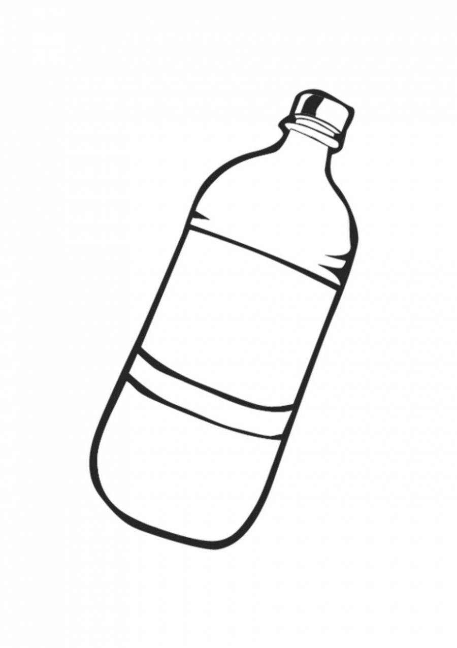 Бутылка для воды для раскрашивания
