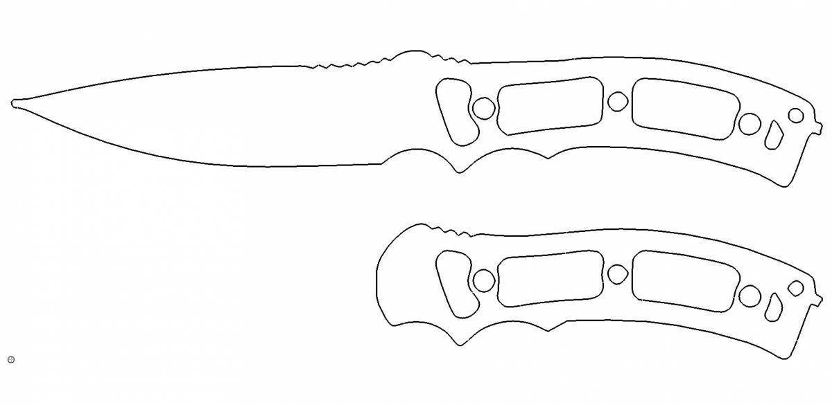 Рисунок для ножа шаблоны