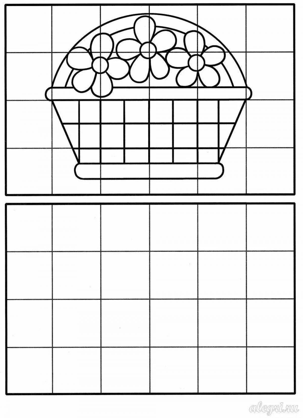 раскраска рисунок по клеткам. клетка раскраска. рисунки по клеточкам. увеличение рисунка по клеткам. растительная клетка раскраска.