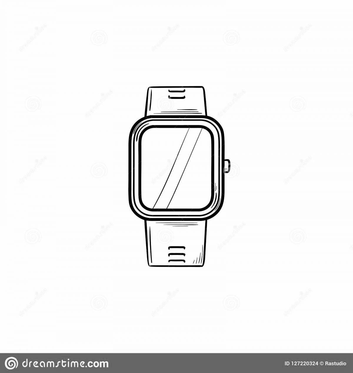 Fun coloring smart watch