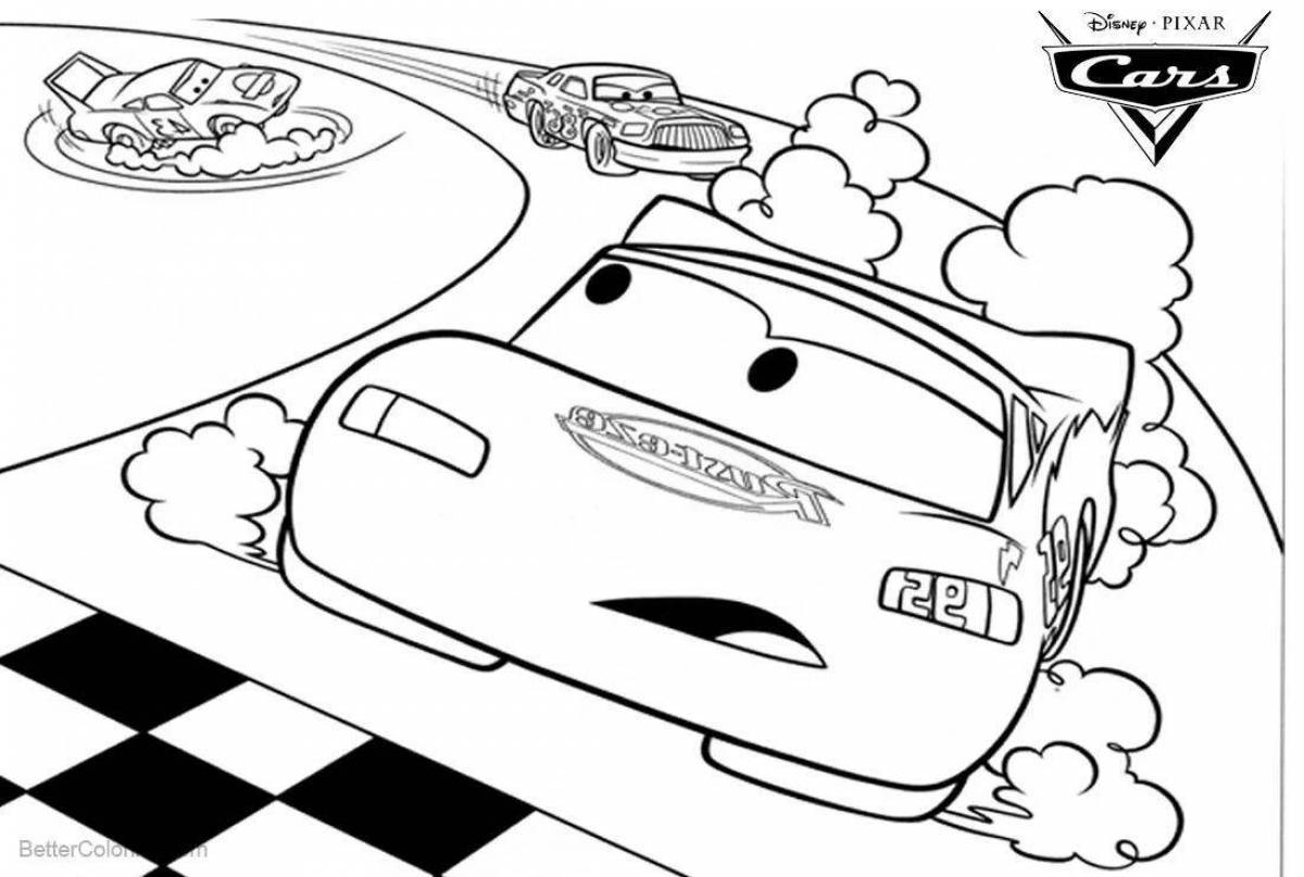 Great king cars coloring pages
