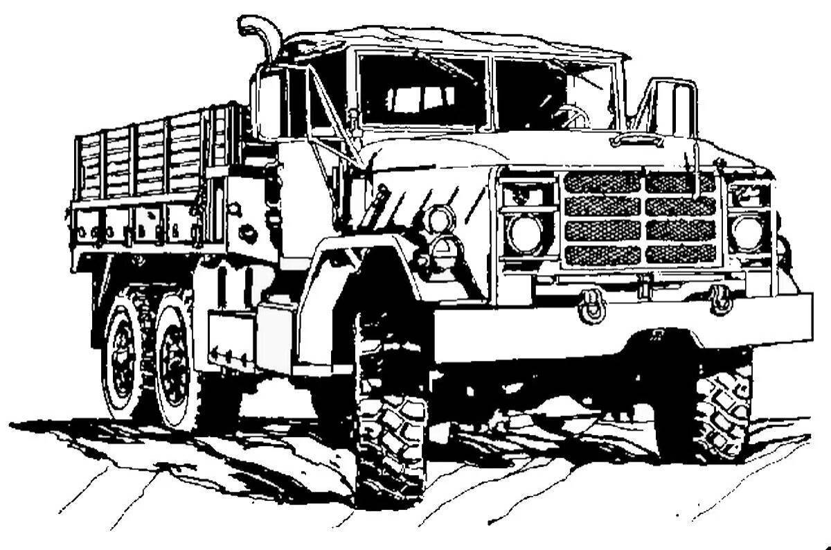 Playful Ural war paint