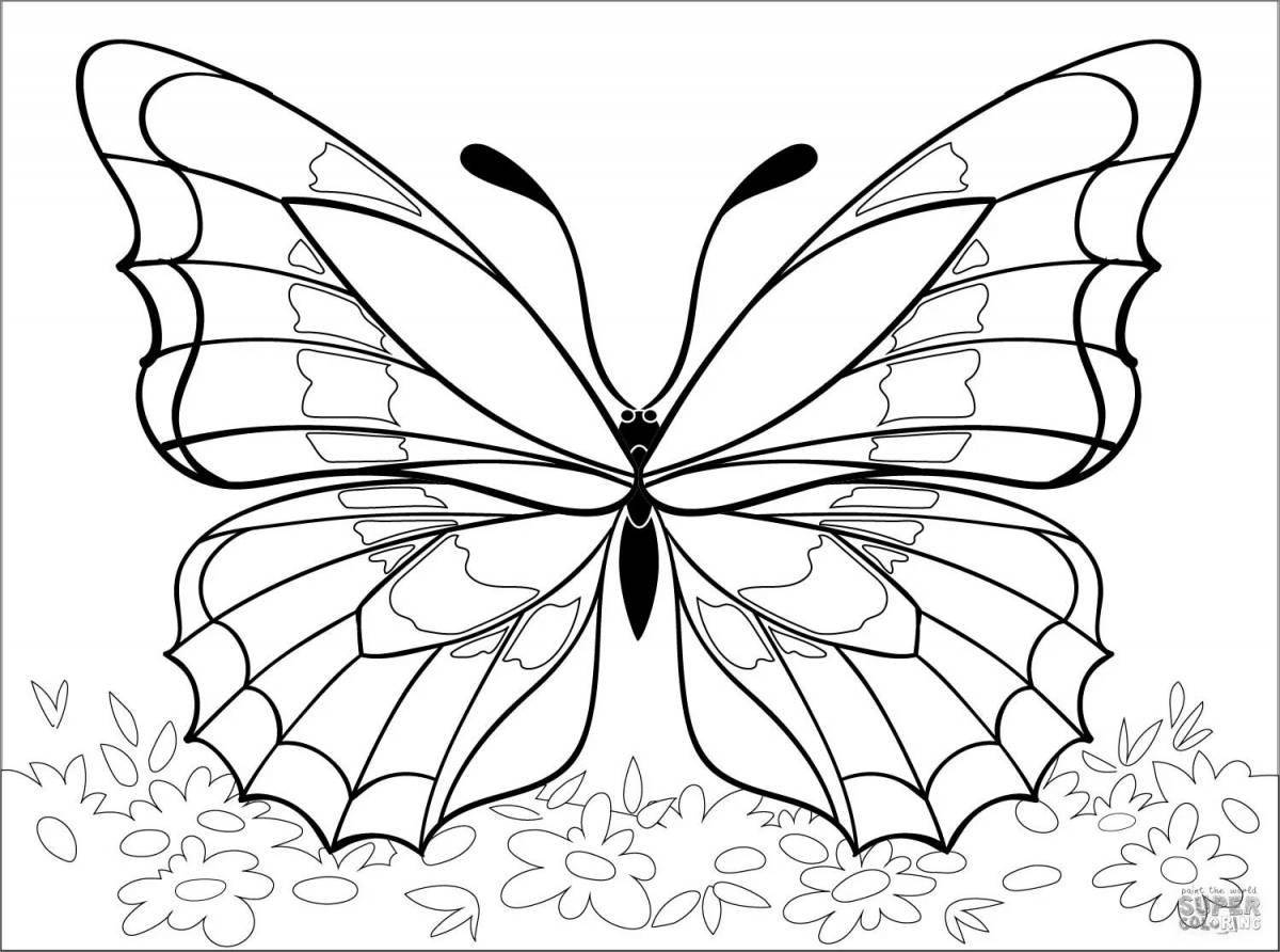 Luminous legacy butterfly coloring book