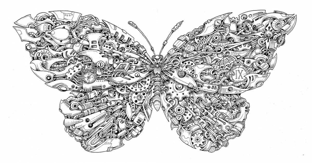 Безупречная раскраска legacy butterfly