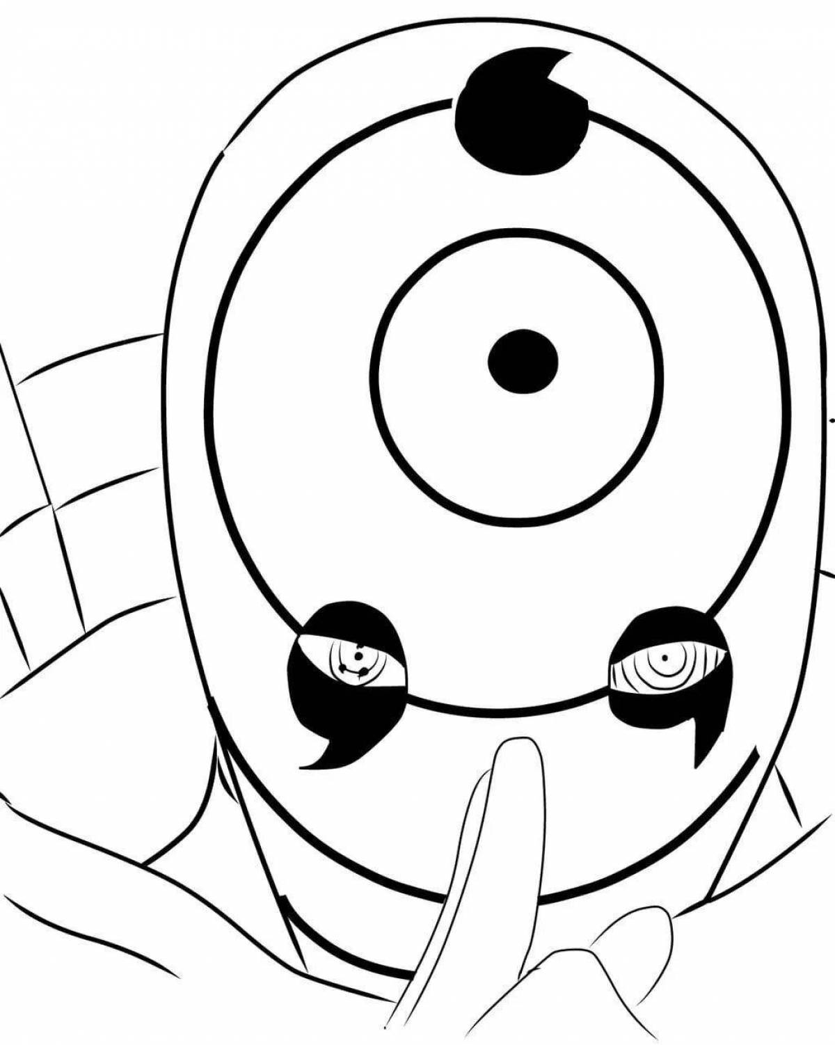 Exquisite obito uchiha coloring book