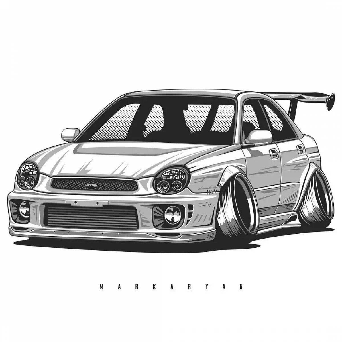 Coloring nice cars jdm