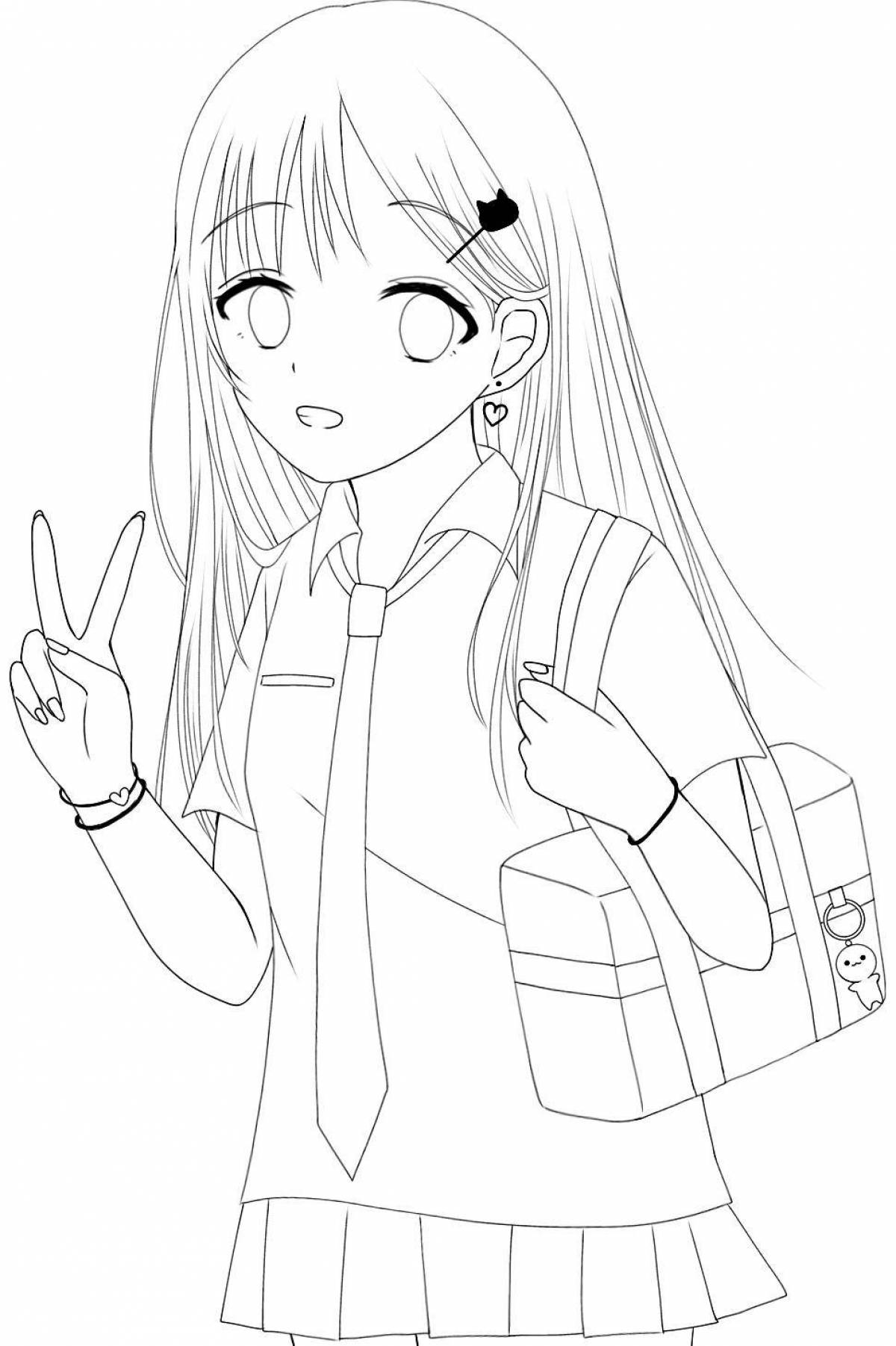 Colorful ibispaint coloring page