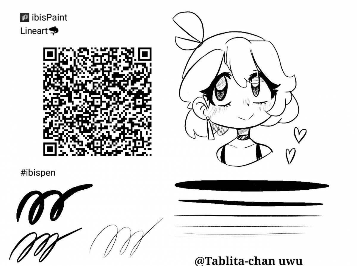 Цветная страница приложения ibispaint app coloring page