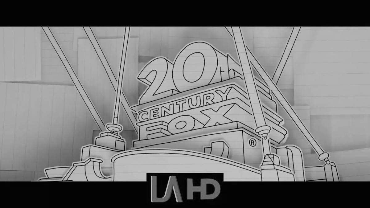 Exciting 20th century fox coloring book