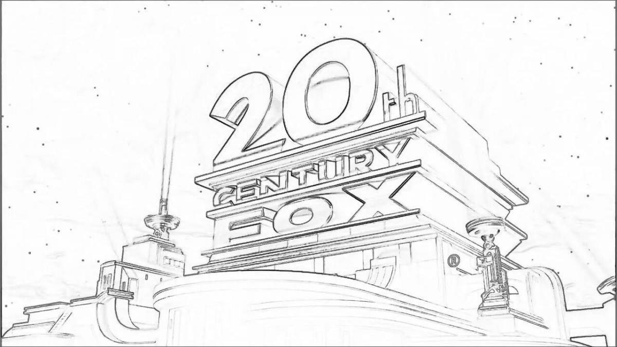 Сказочная страница раскраски 20th century fox