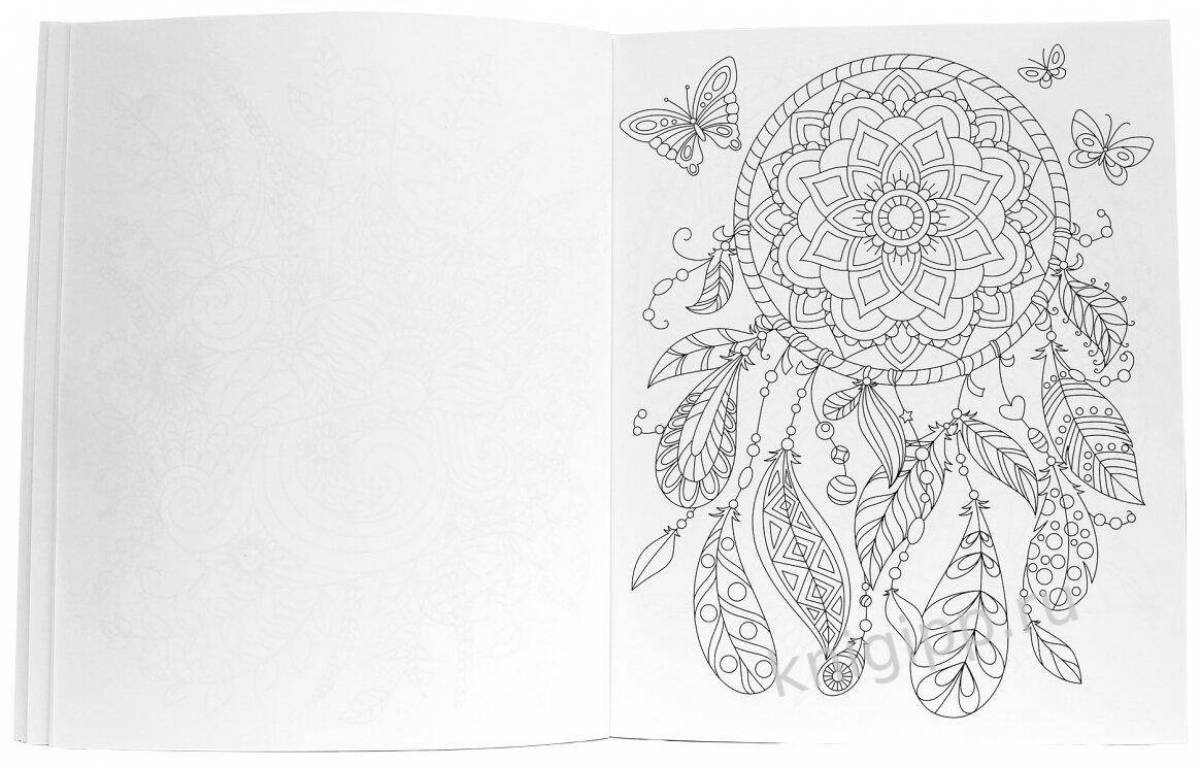 An intriguing anti-stress coloring book for the professional press