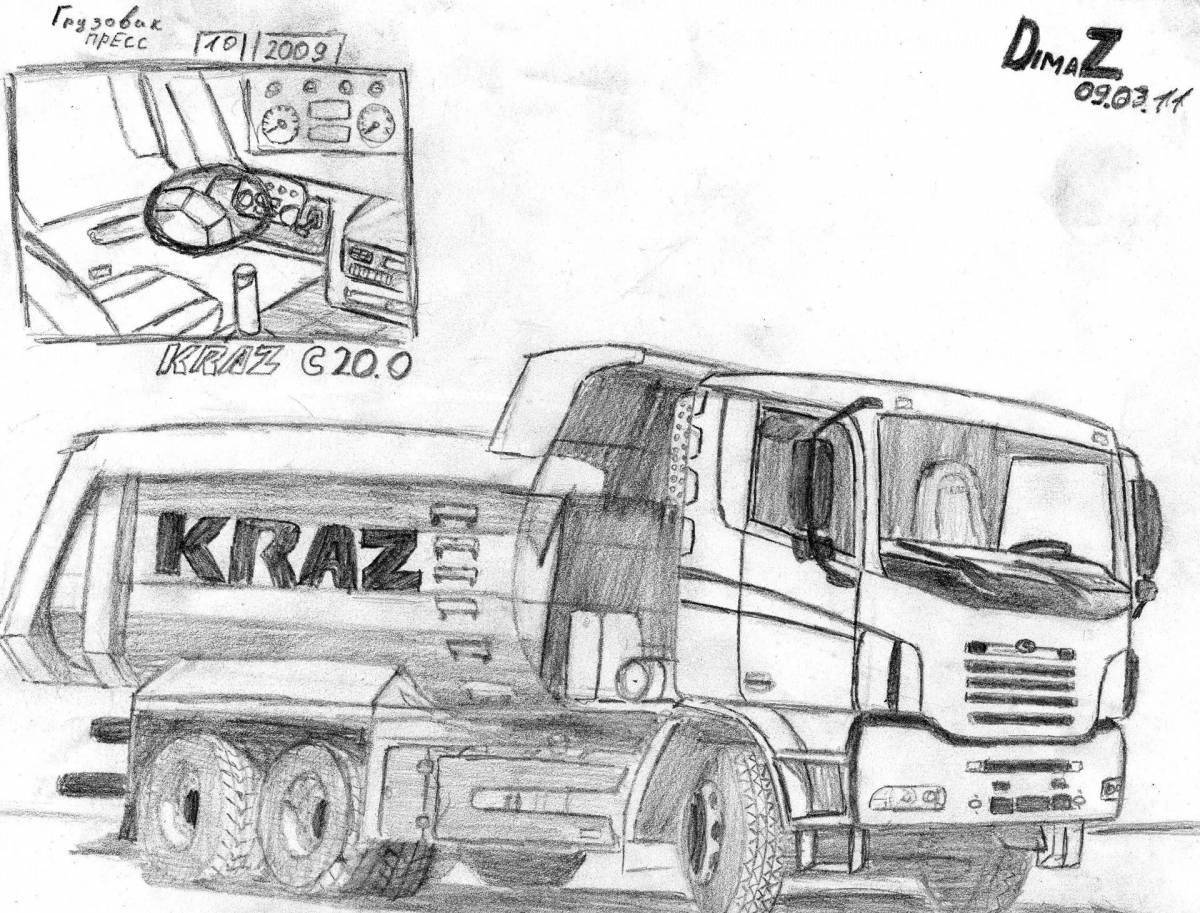 Impact KAMAZ from truckers