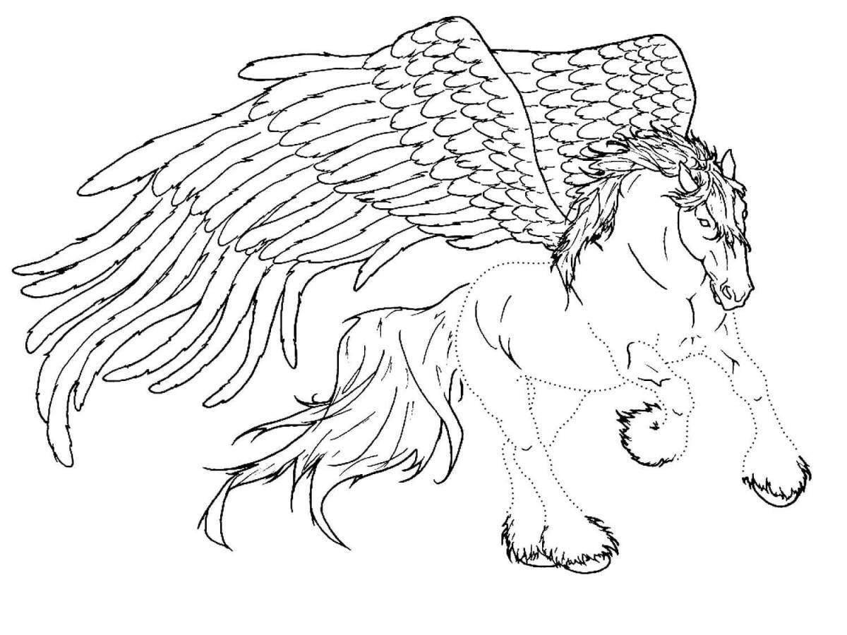 Horse with wings #3