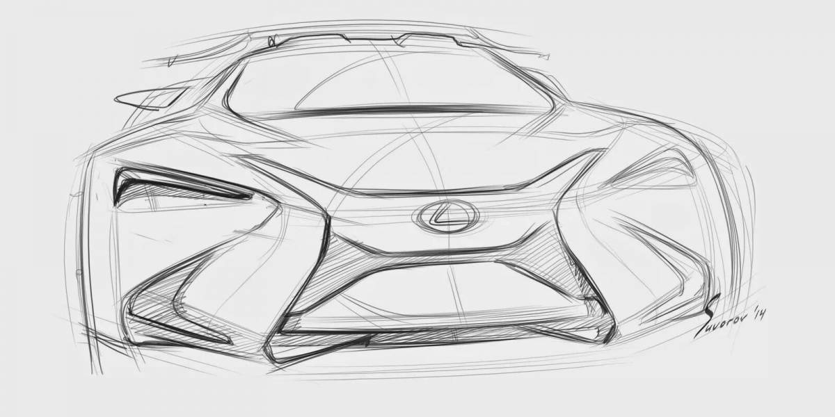 Great coloring lexus lx 570