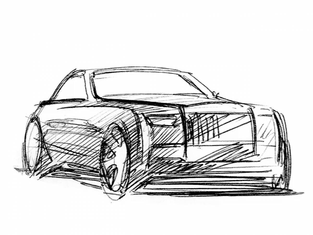 Photo Rolls royce phantom majestic coloring