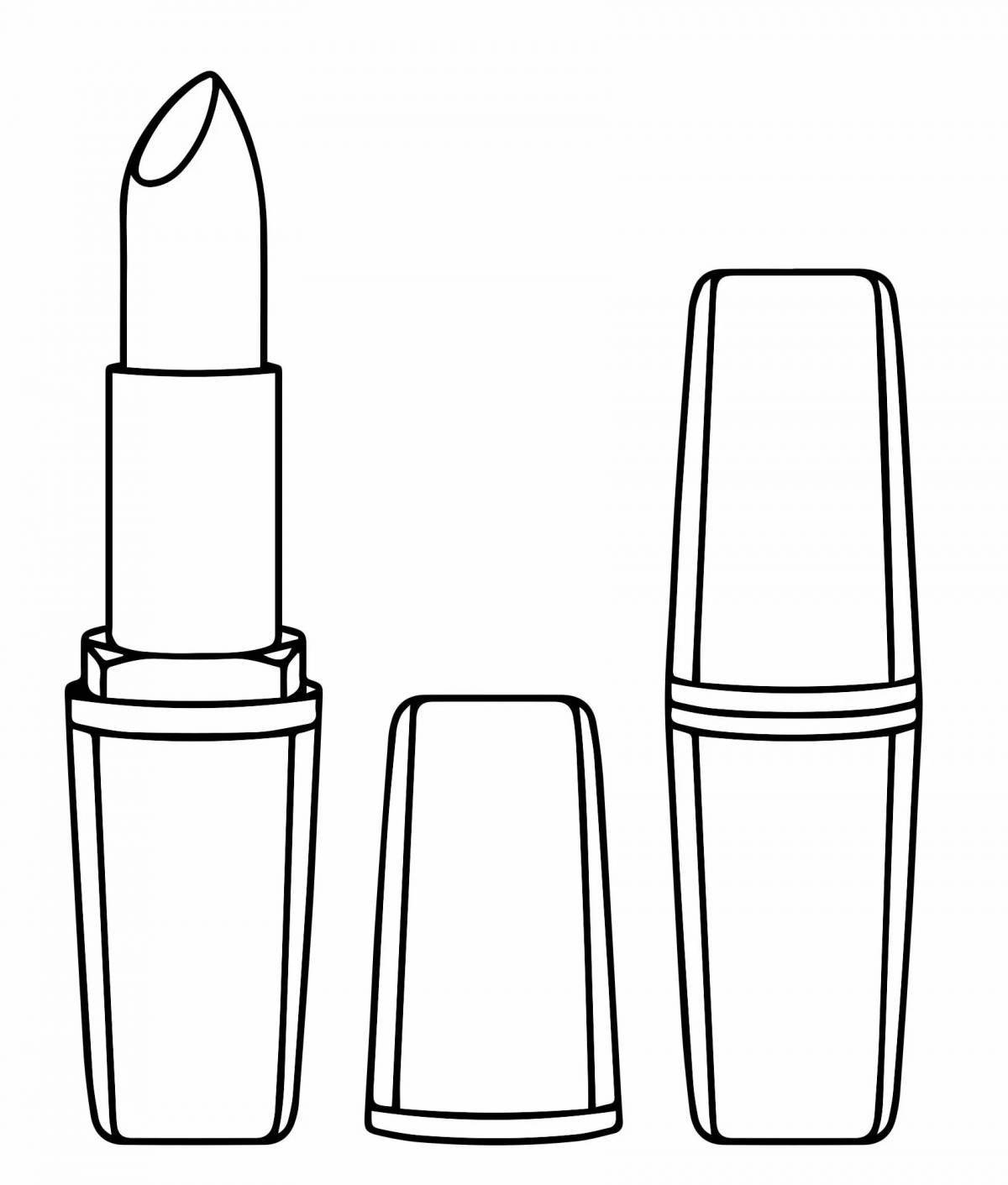 Adorable lipstick coloring for teens