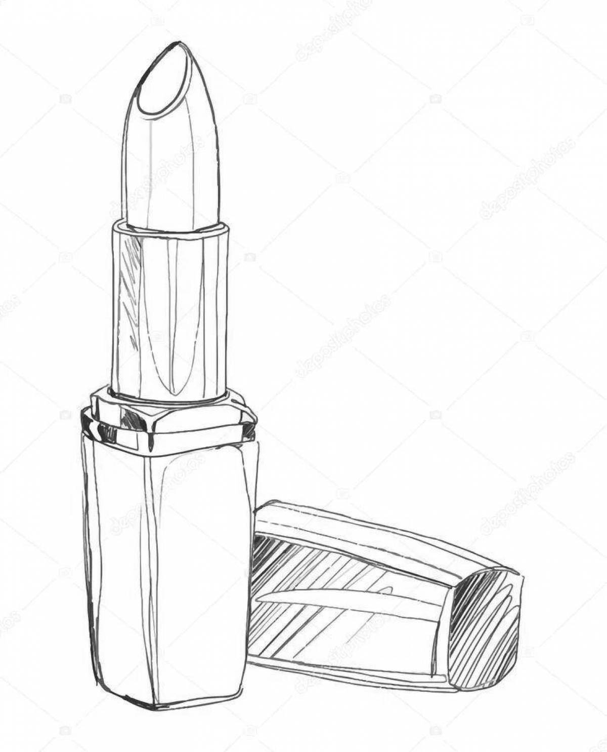 Great lipstick coloring book for kids