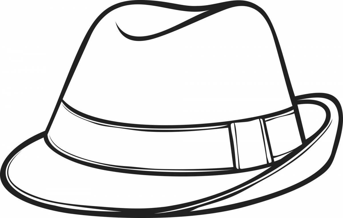 Coloring hat for kids