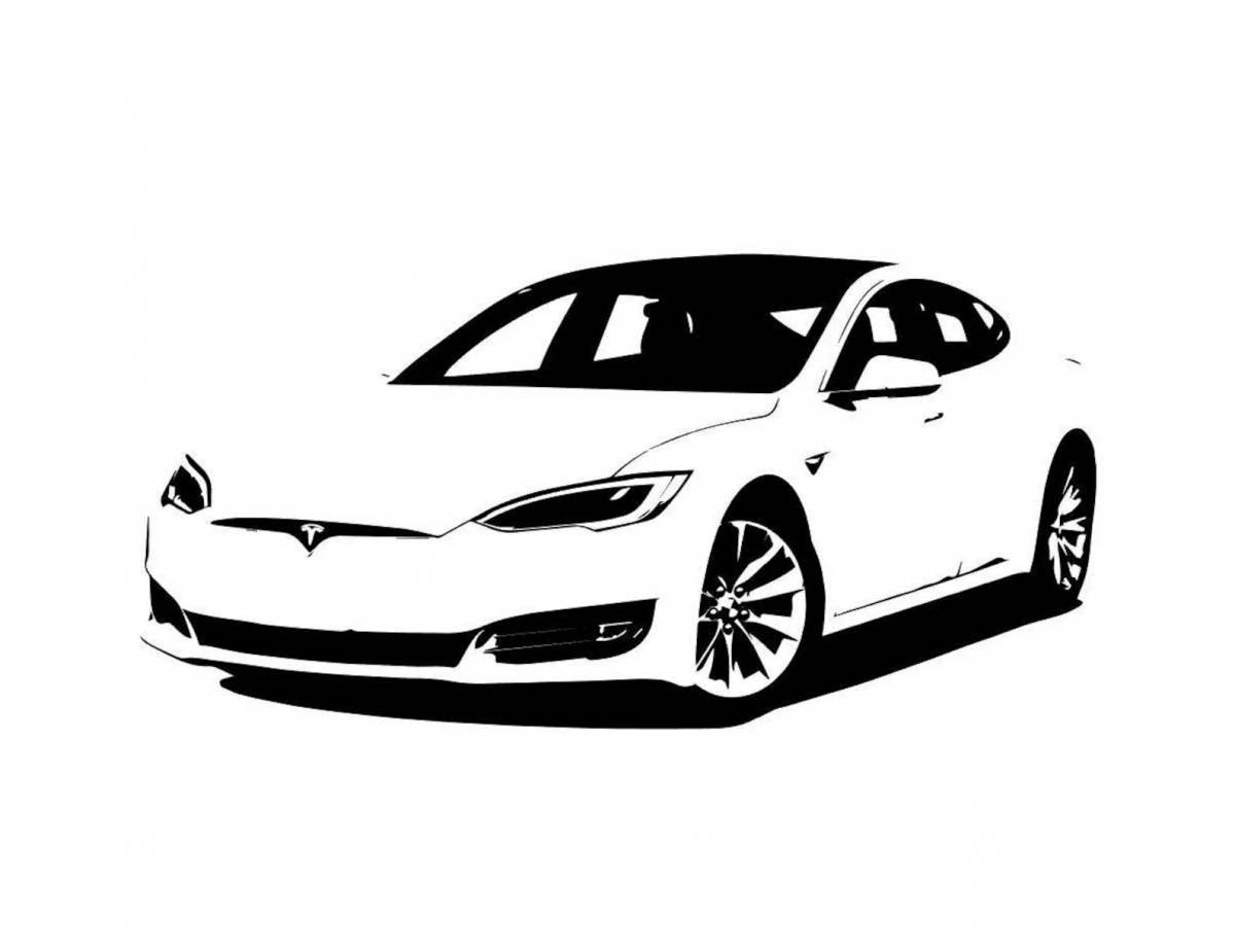 Изысканная модель tesla x