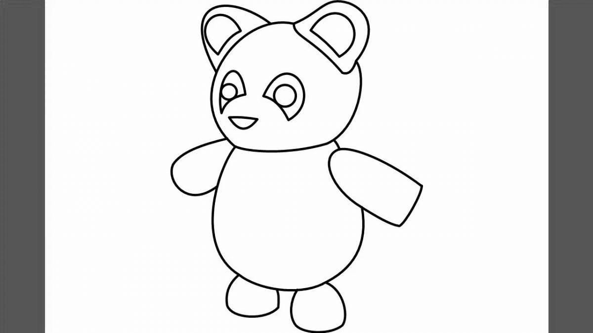 Cute pet coloring pages by adopt me