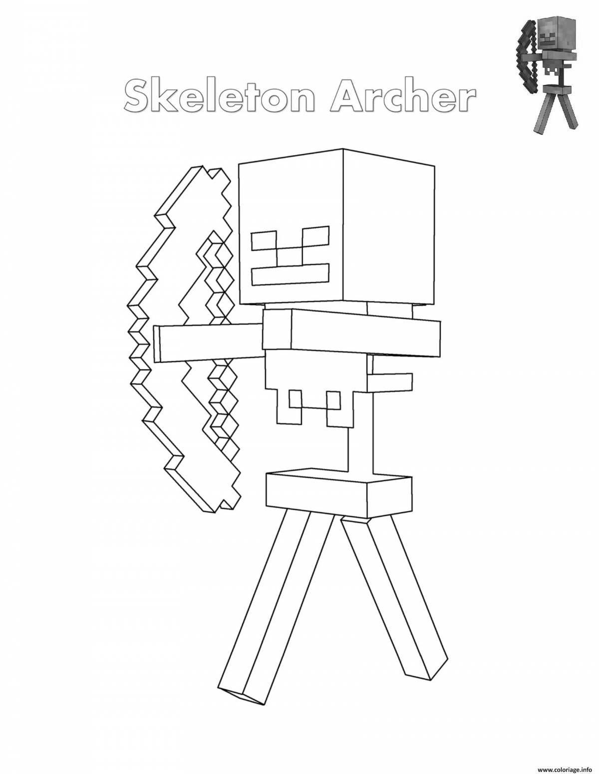Animated enderman from minecraft