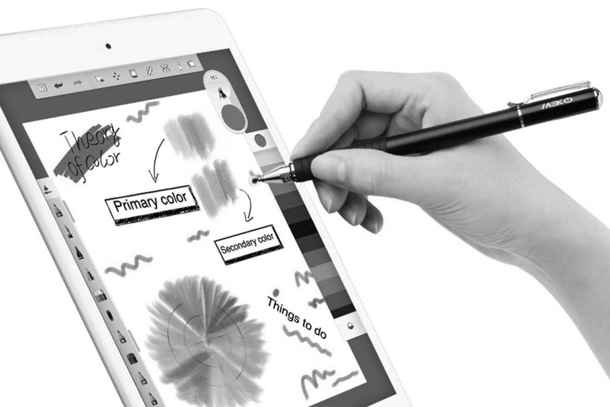Color glowing coloring book for ipad with stylus