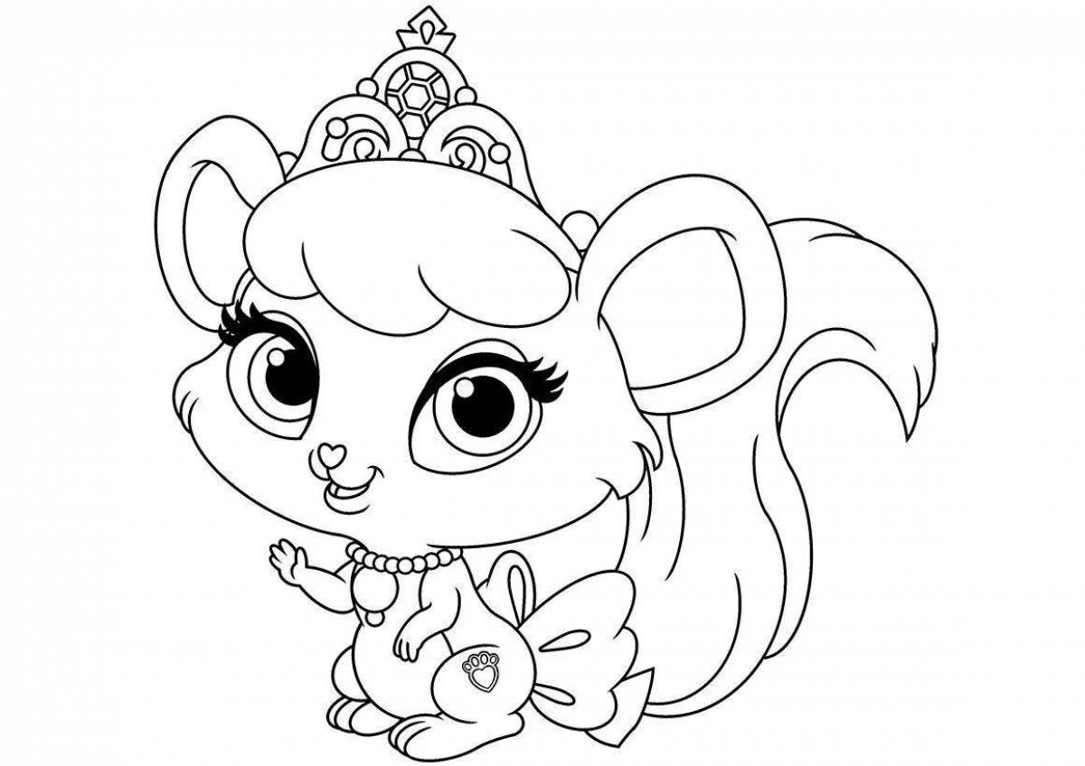 Photo Great coloring pages for girls cute fluffies