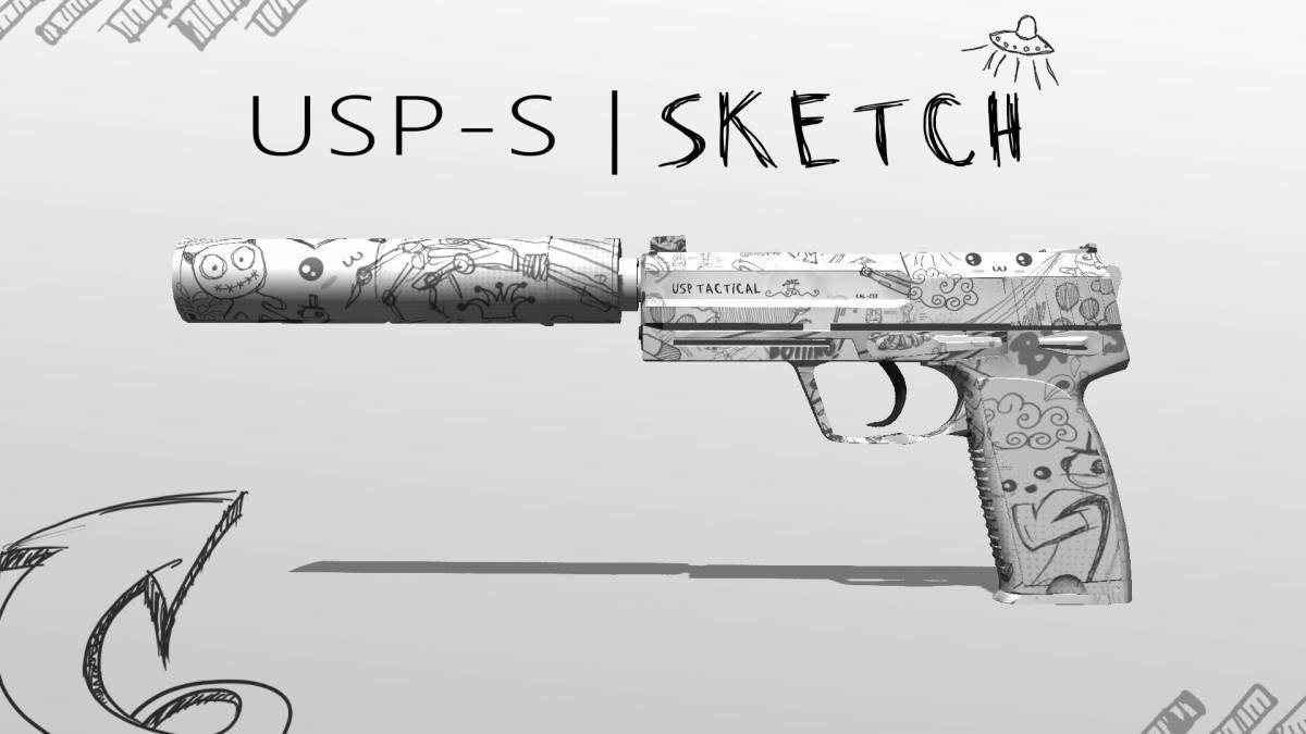 Coloring majestic usp from standoff 2