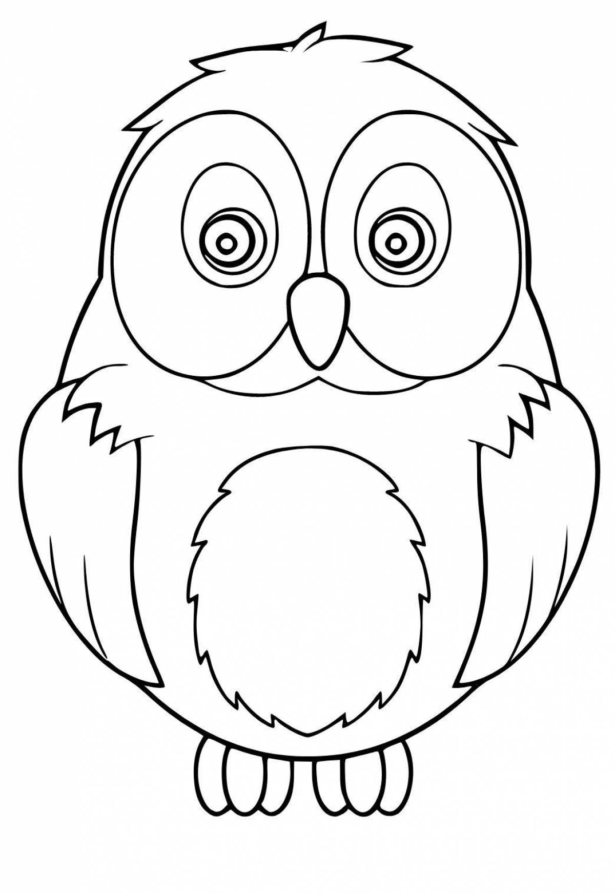 Winnie the pooh owl sparkling coloring book