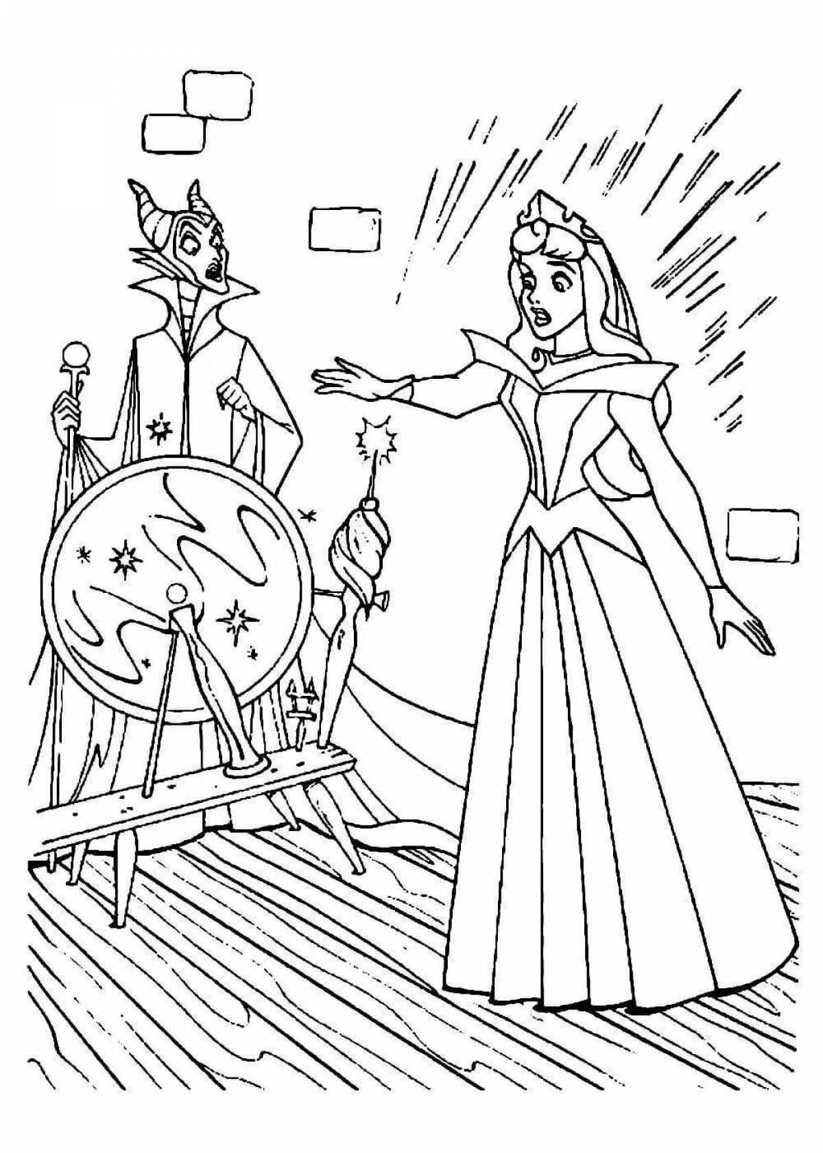 Charles Perrault's mesmerizing coloring book