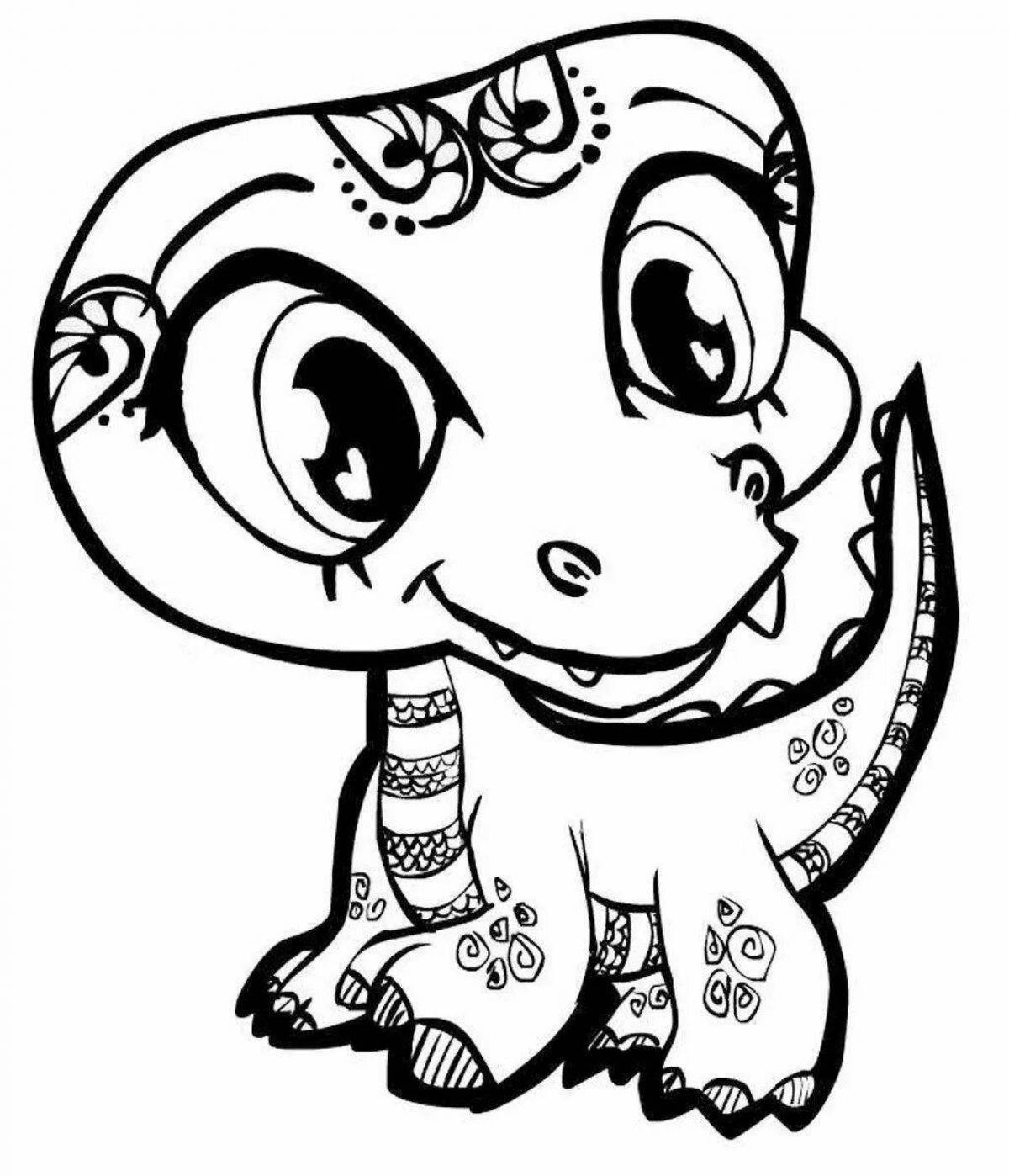 Amazing coloring pages for girls cute animals
