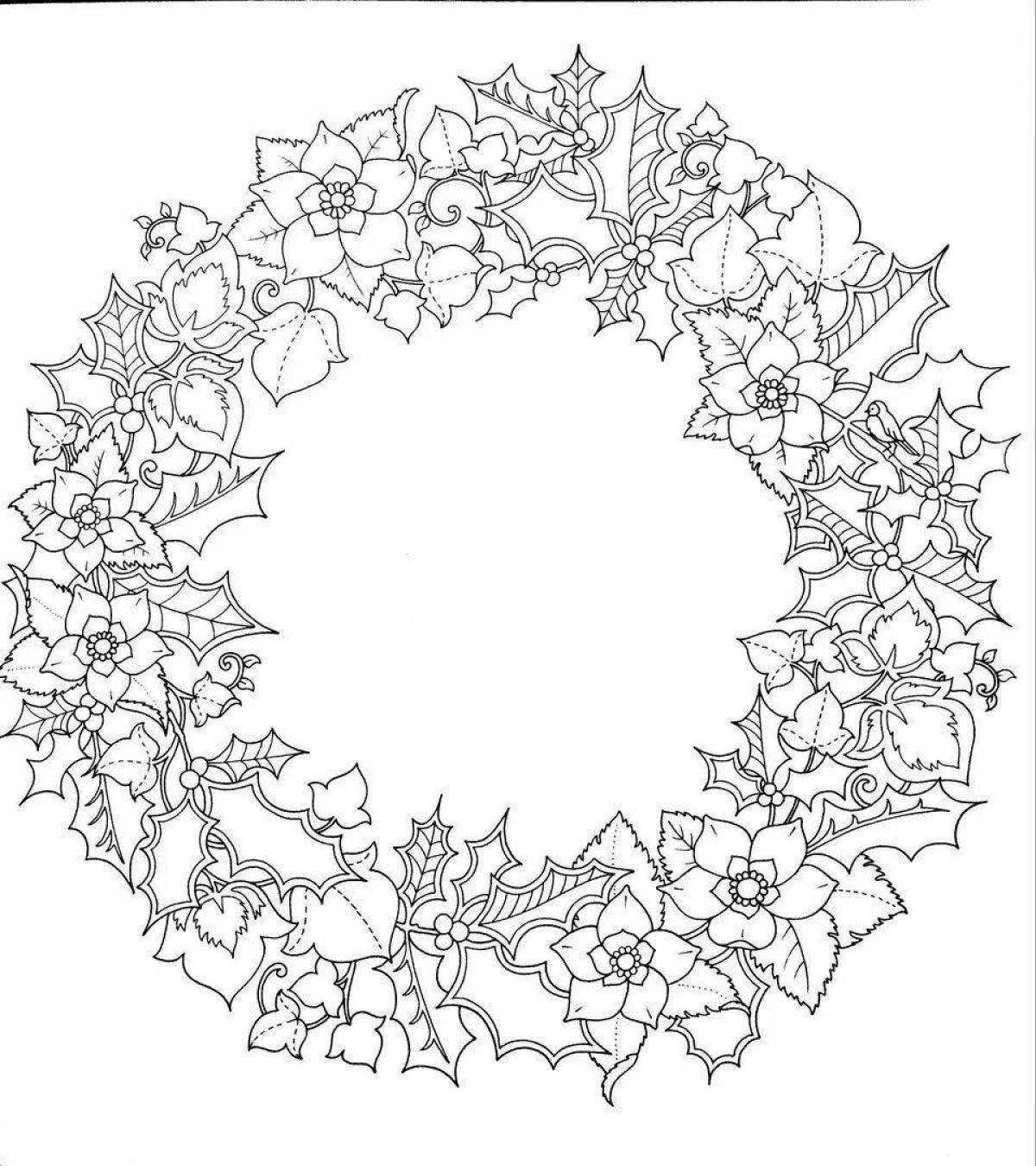 Photo Joanna Basford's exquisite Christmas Miracles coloring book