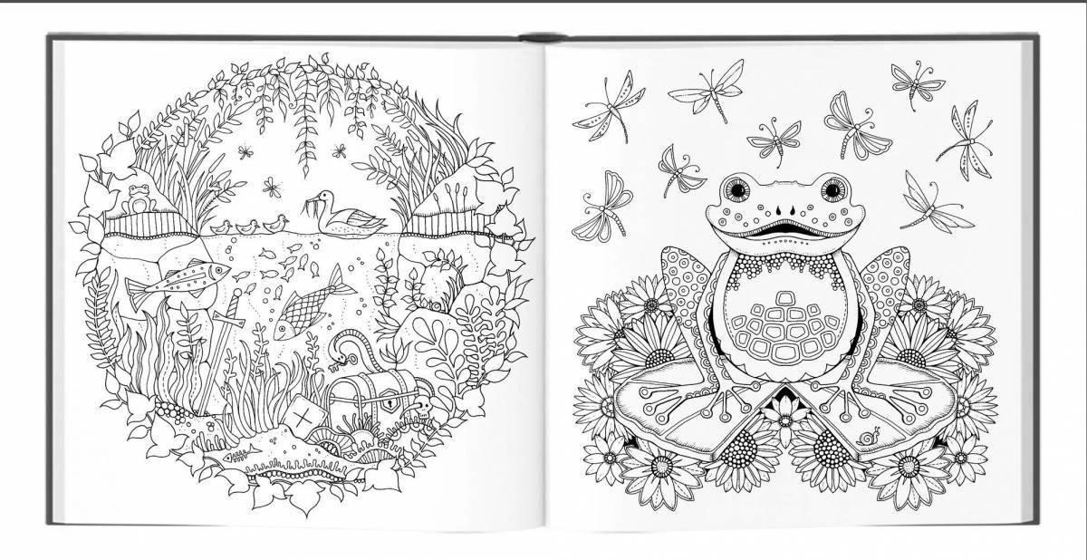 Joanna Basford's stunning Christmas Miracles coloring book