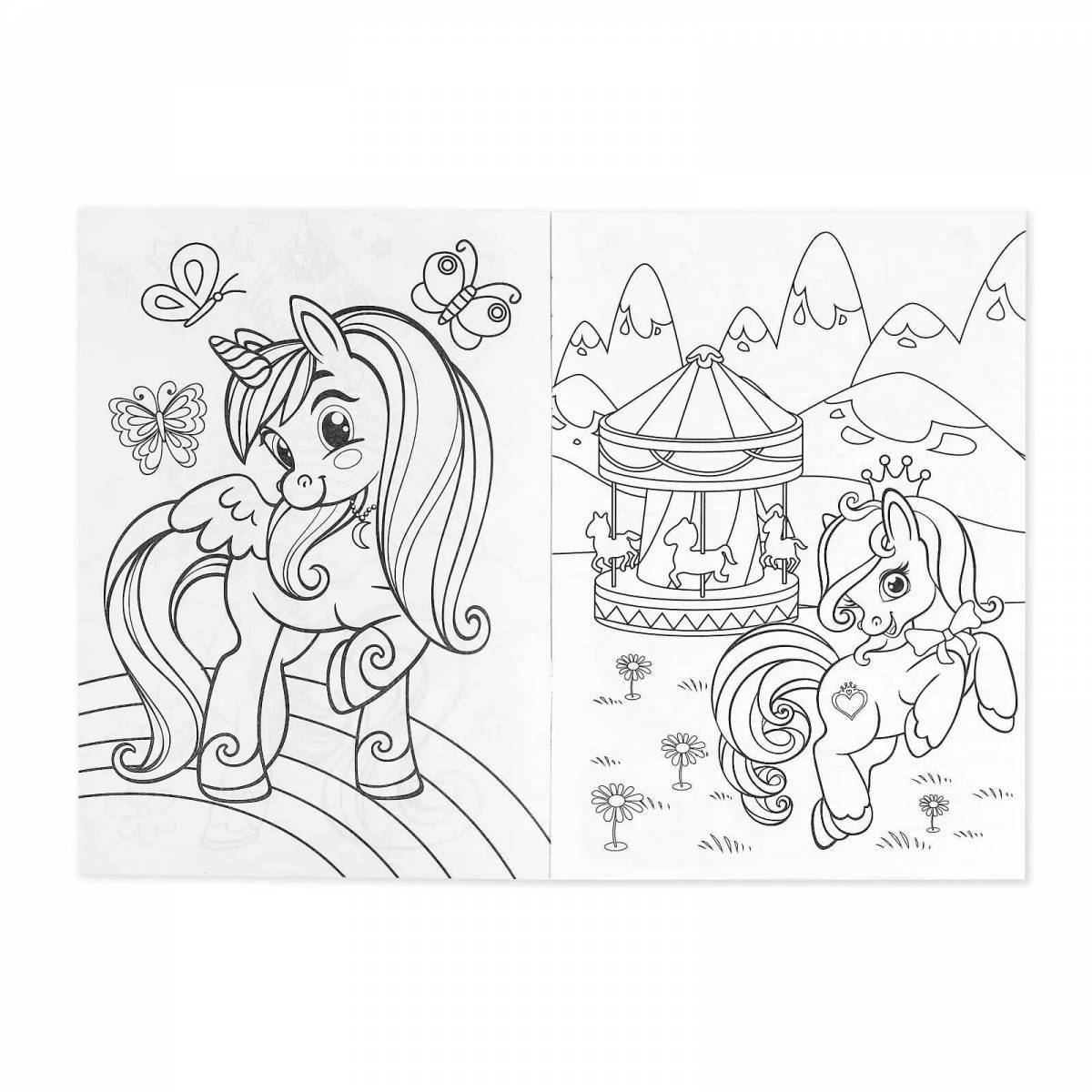 Awesome coloring pages 2 pcs