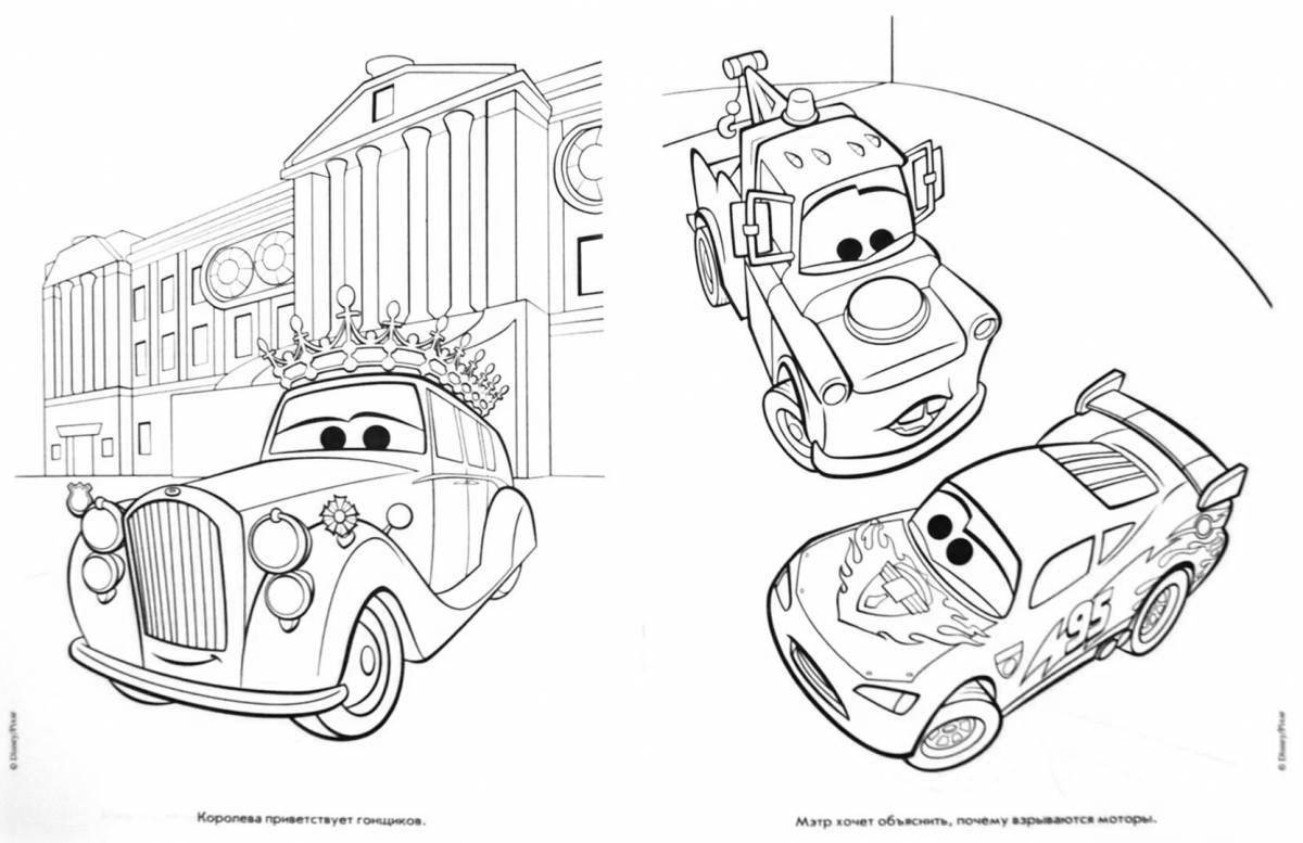 Color-crazed coloring page 2 шт
