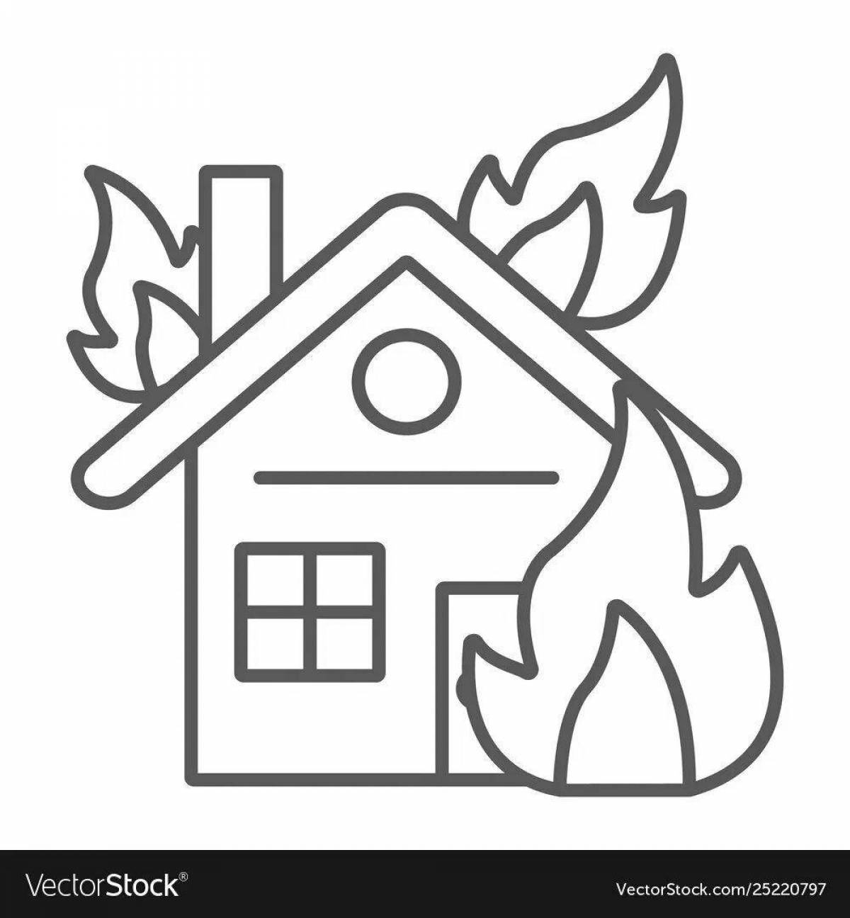 Tili bong's cat house caught fire