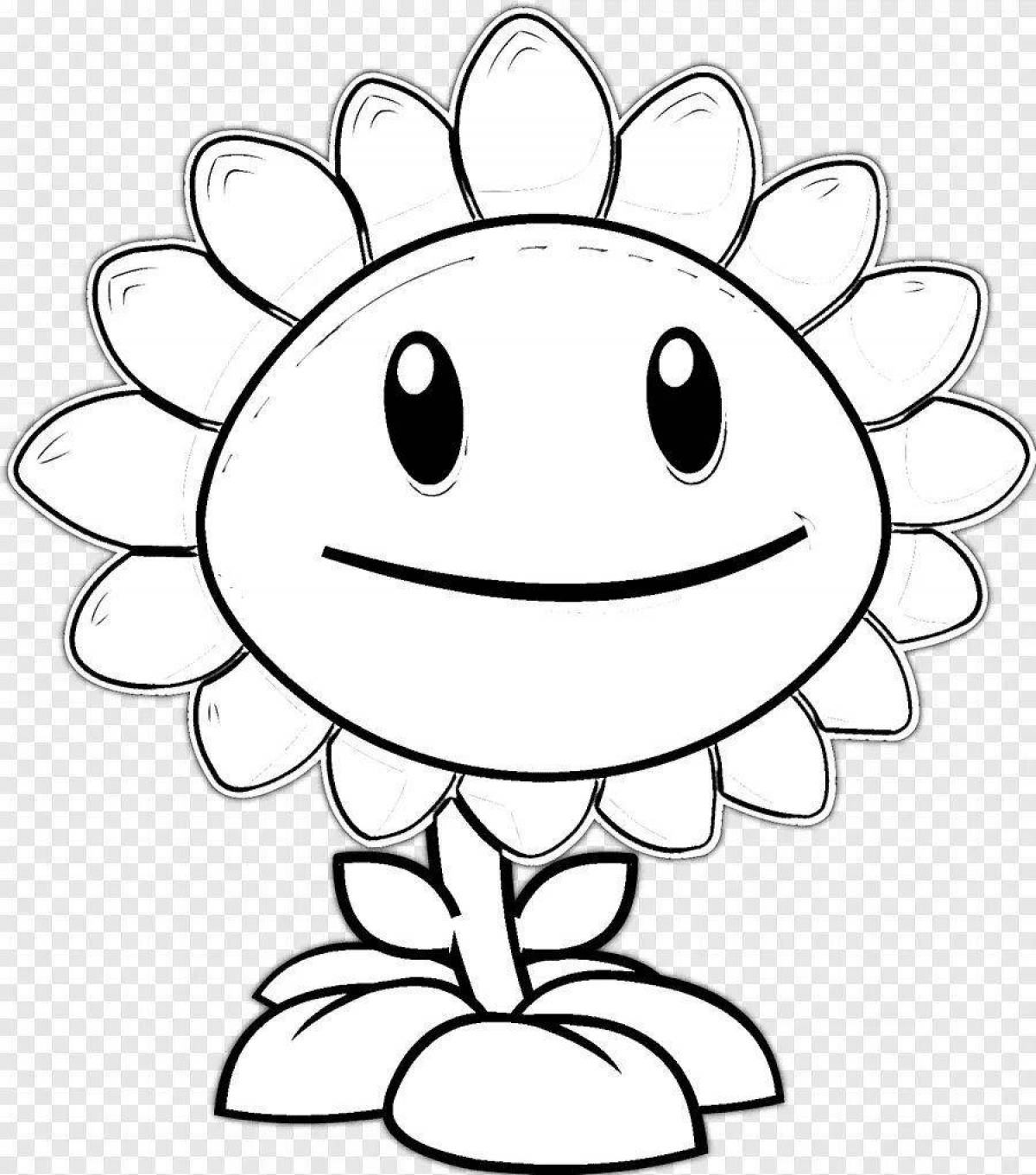 Playful coloring plants vs zombies all plants