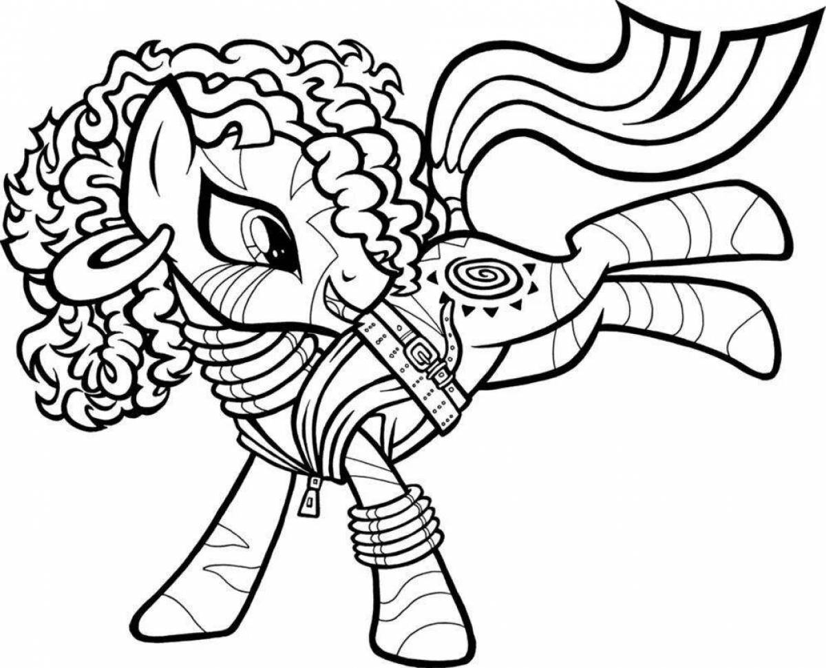 Disgusting my little pony coloring book