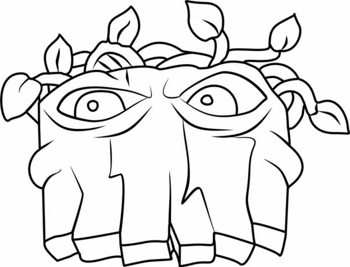 Coloring pages plants vs zombies 2 new