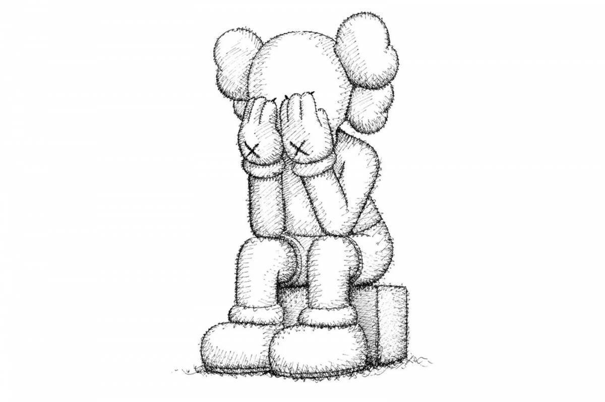 Раскраски Kaws (26 шт.) скачать или распечатать бесплатно 13478